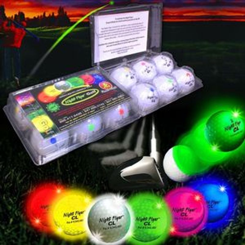 6 pack Night Flyer CL nattgolfballer