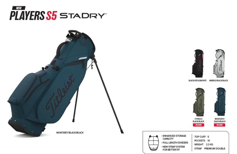 Titleist  Players 5 StaDry  bærebag