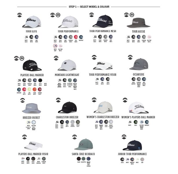 Titleist   Custom Caps Program