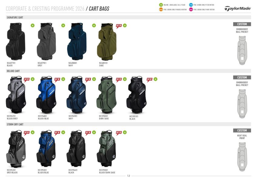 TaylorMade Storm Dry Trallebag