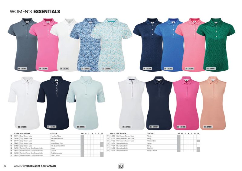 FootJoy  Painted Floral Cap Sleeve Lisle